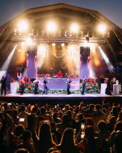 Techno flamenco open air