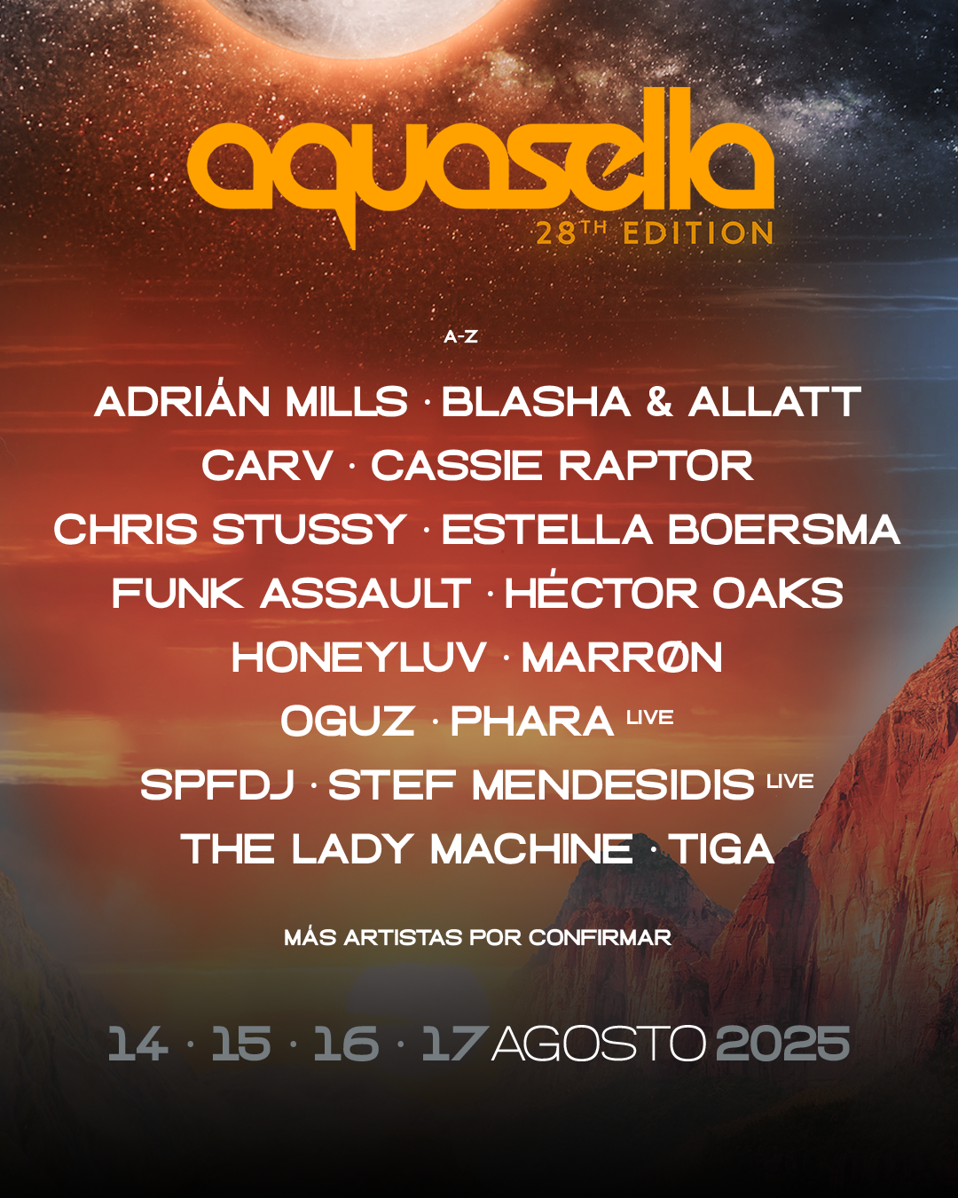 Cartel aquasella 2025 3r avance