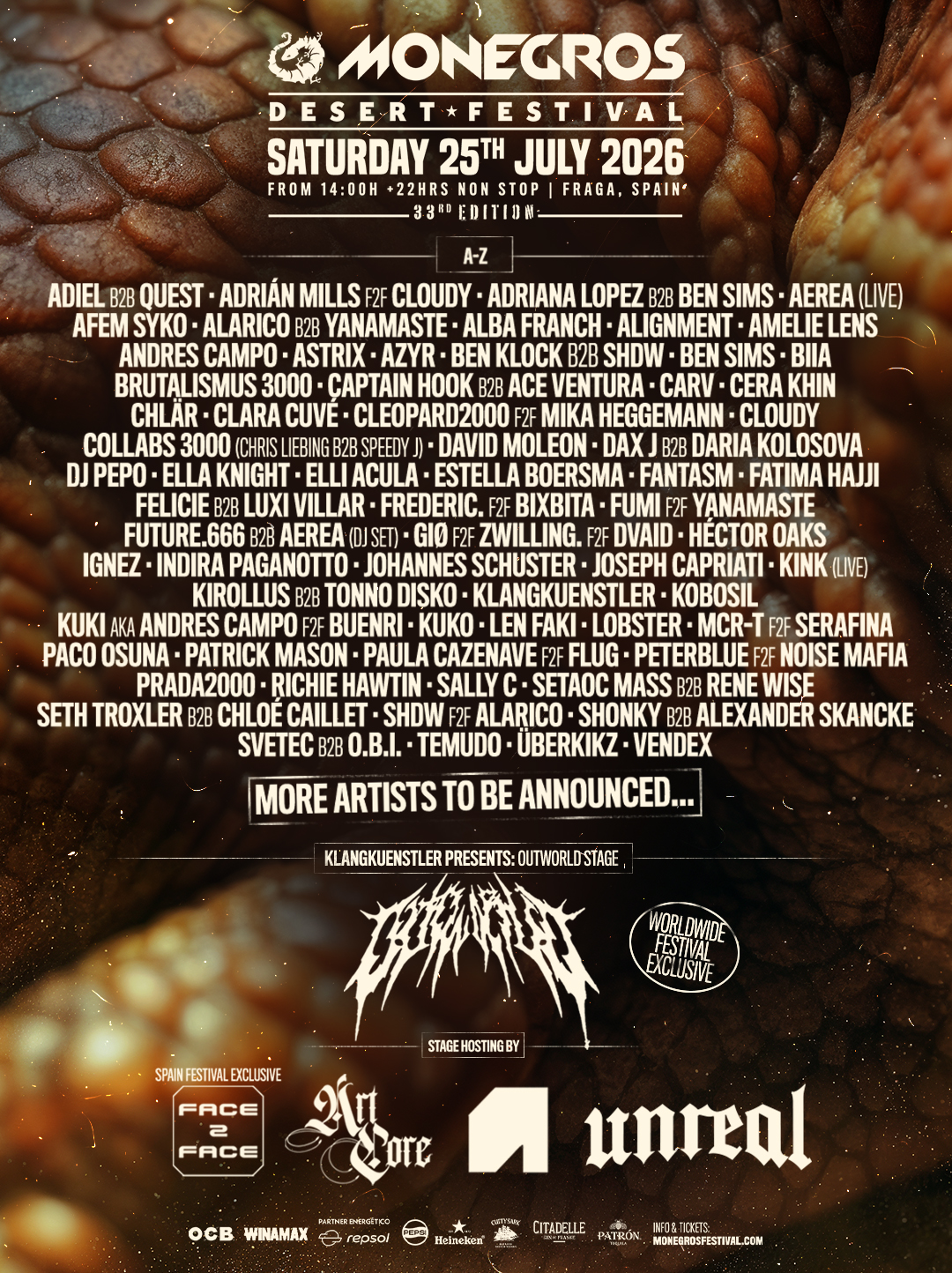 Monegros 2026 primera fase