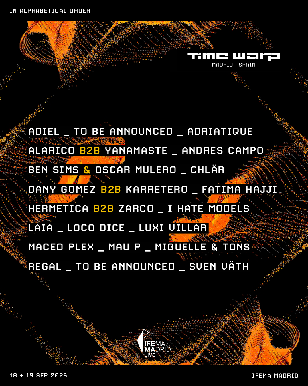 TIME WARP SPAIN 2026